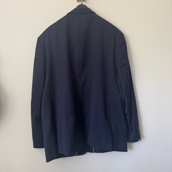 Linea Uomo Navy Wool Suit Jacket – 48R $35 - Picture 7 of 7